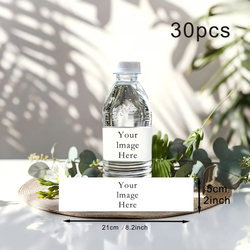 Personalized Simple Wedding Stickers, Custom Wedding Welcome Water Bottle Label, Printed Wedding Bottle Labels for Party
