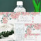 Modern Wedding Water Bottle Label, Wedding Favor Label, Personalized Wedding Water Bottle Label