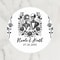 Personalized Wedding Stickers, Custom Name and Date Labels, Perfect for Gift Boxes, Invitations, and Events