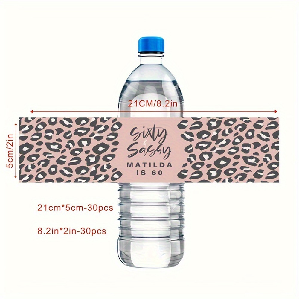 Wedding Water Bottle Sticker, Custom Bottle Label, Personalized Printable Welcome Water Bottle Labels