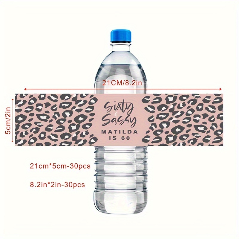 Wedding Water Bottle Sticker, Custom Bottle Label, Personalized Printable Welcome Water Bottle Labels