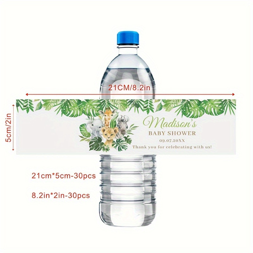 Wedding Water Bottle Sticker, Custom Bottle Label, Personalized Printable Welcome Water Bottle Labels