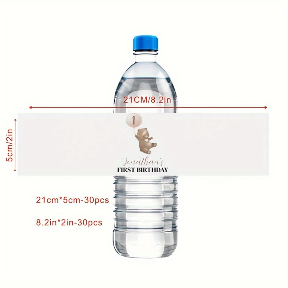 Wedding Water Bottle Sticker, Custom Bottle Label, Personalized Printable Welcome Water Bottle Labels