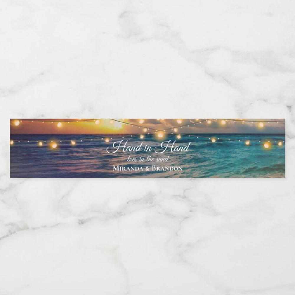 Personalized Water Bottle Wrappers, Custom Logo Labels for Celebrations, Birthdays, Baptisms, Weddings
