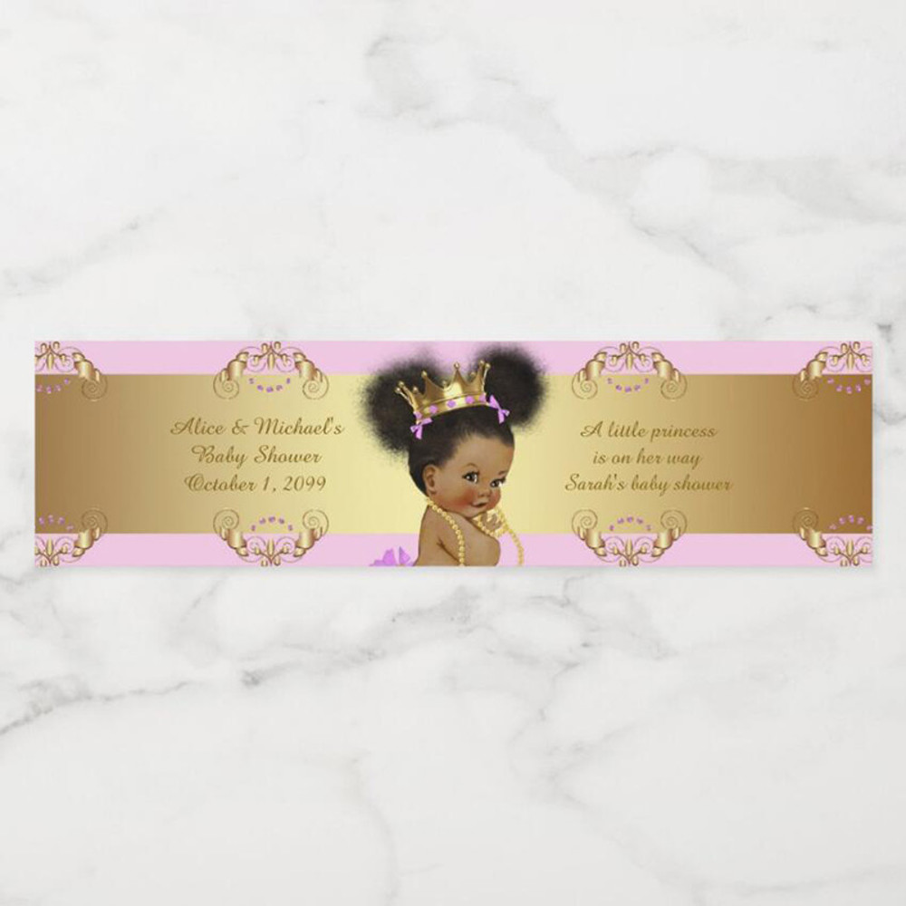 Personalized Water Bottle Wrappers, Custom Logo Labels for Celebrations, Birthdays, Baptisms, Weddings
