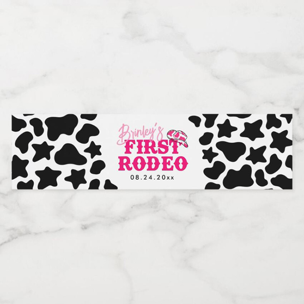 Personalized Water Bottle Wrappers, Custom Logo Labels for Celebrations, Birthdays, Baptisms, Weddings