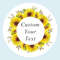 Custom Name Date Thank You Stickers, Personalized Round Circle Labels, Wedding or Bridal Shower Party Favor Stickers, Cu