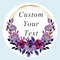 Custom Name Date Thank You Stickers, Personalized Round Circle Labels, Wedding or Bridal Shower Party Favor Stickers, Cu