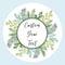 Custom Name Date Thank You Stickers, Personalized Round Circle Labels, Wedding or Bridal Shower Party Favor Stickers, Cu