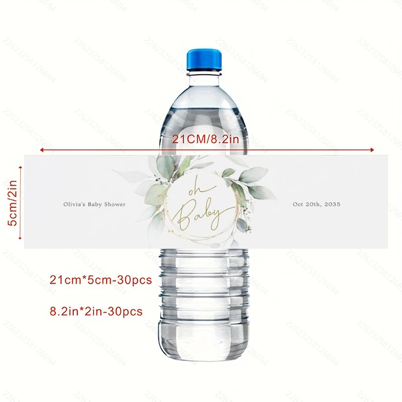 Modern wedding water bottle label, custom wedding water bottle label, printed personalized, wedding water bottle label