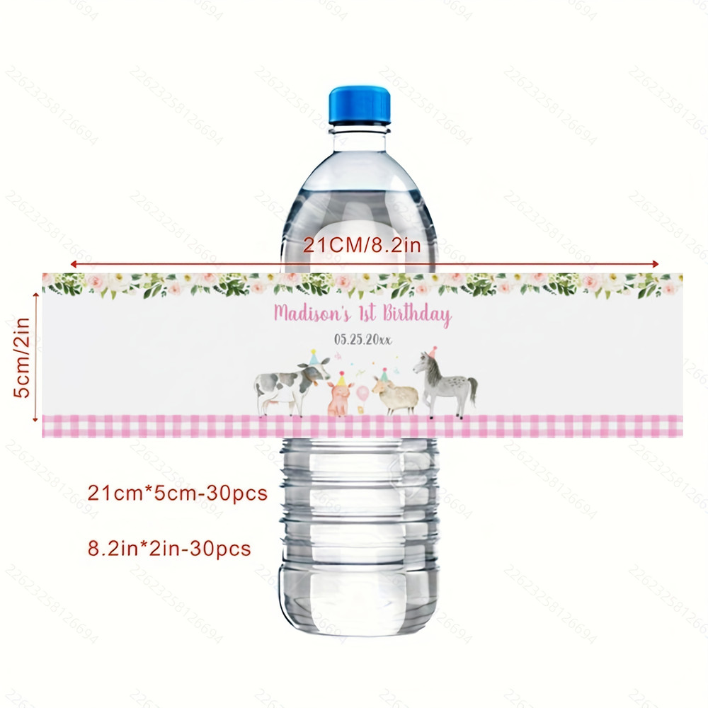 Modern wedding water bottle label, custom wedding water bottle label, printed personalized, wedding water bottle label