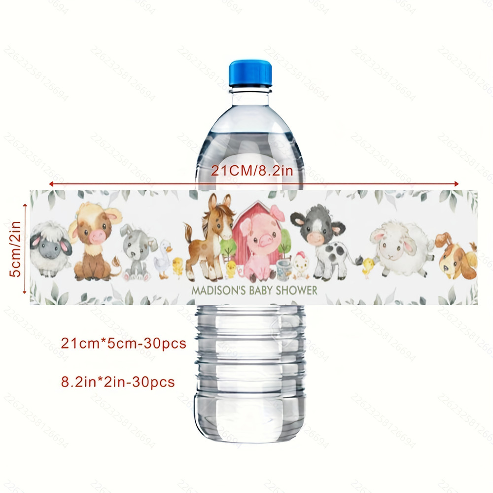 Modern wedding water bottle label, custom wedding water bottle label, printed personalized, wedding water bottle label