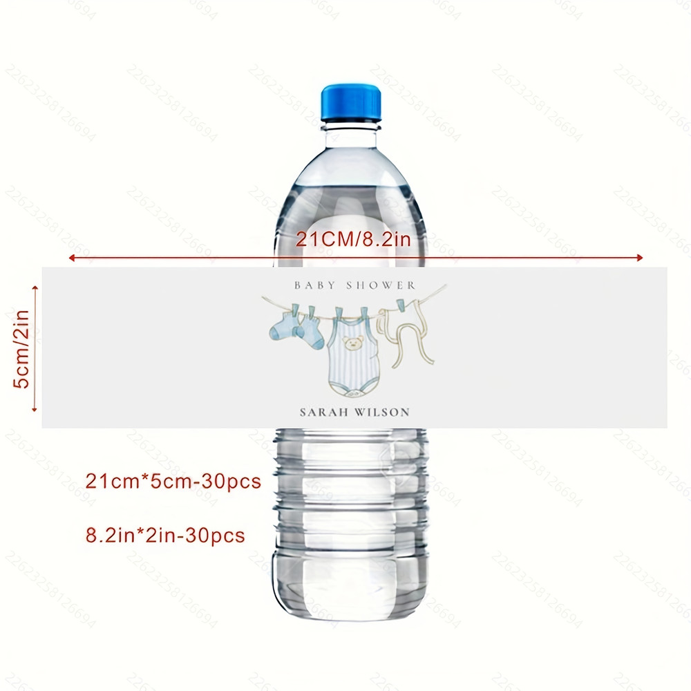 Modern wedding water bottle label, custom wedding water bottle label, printed personalized, wedding water bottle label