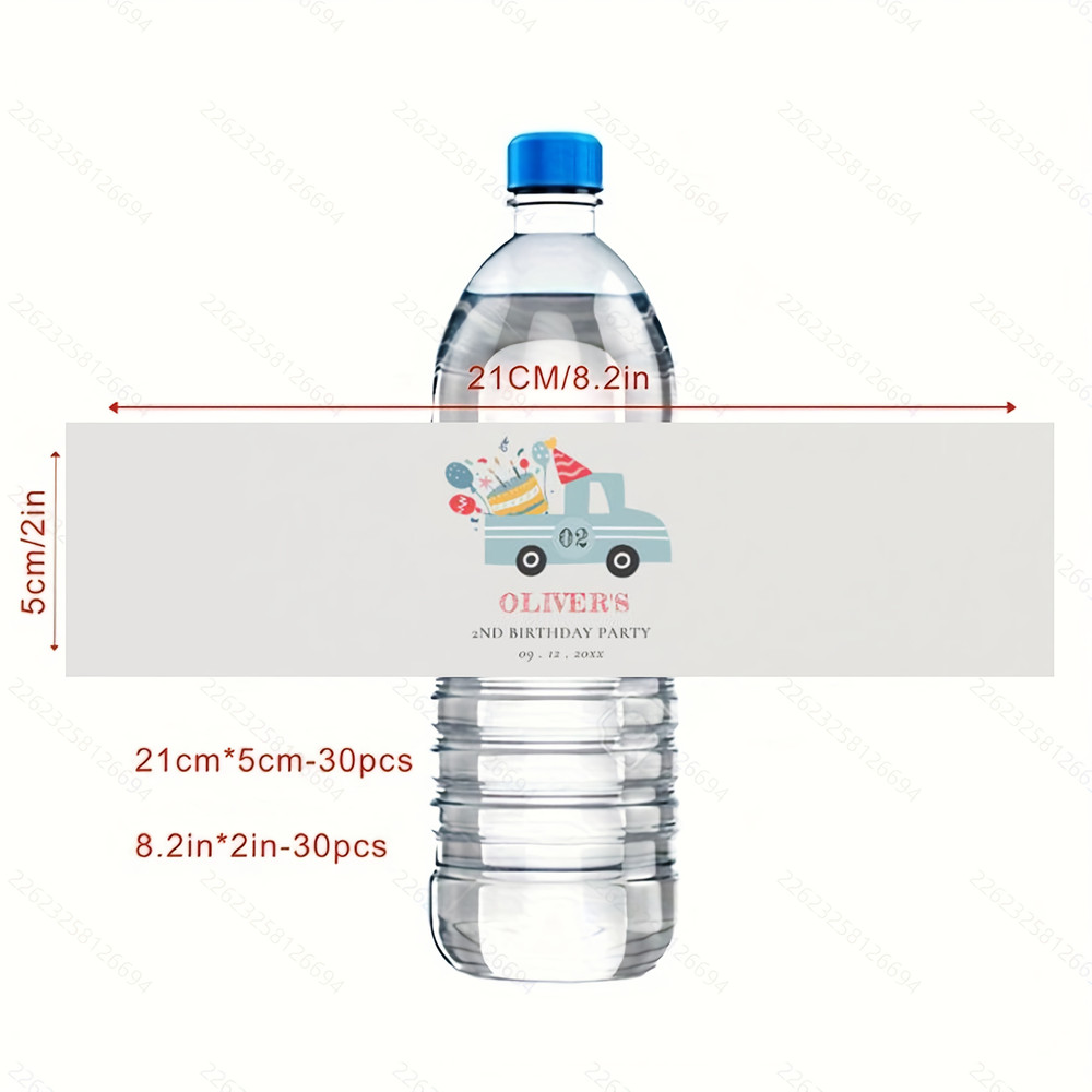 Modern wedding water bottle label, custom wedding water bottle label, printed personalized, wedding water bottle label