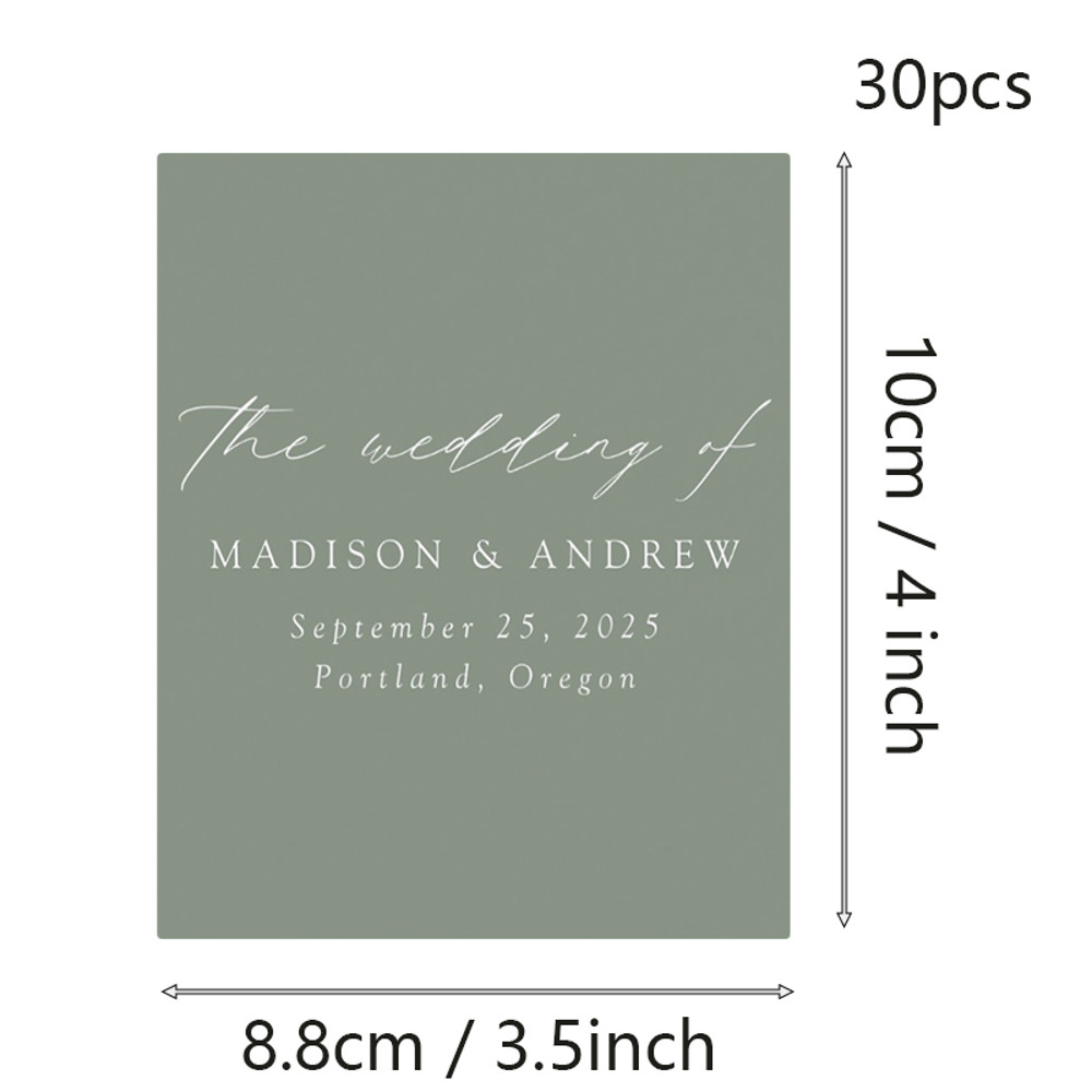 Personalized Engagement Champagne Box Label, Wedding Wine Bottle Label, Customized Couple Names Gift Stickers