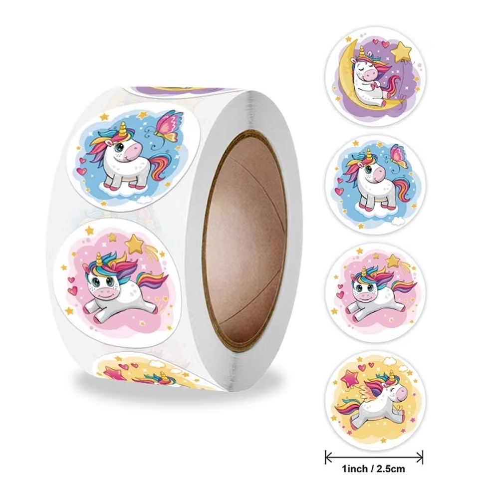 DIY Gift Sealing, Roll Stickers Small Cute, Toy Game Sticker, Stickers for Rolling Animal, Label Decoration