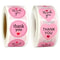 Thank You Stickers, Heart Stickers, Love for Packaging Decoration, Stickers for Business