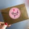 Thank You Stickers, Heart Stickers, Love for Packaging Decoration, Stickers for Business