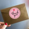 Thank You Stickers, Heart Stickers, Love for Packaging Decoration, Stickers for Business