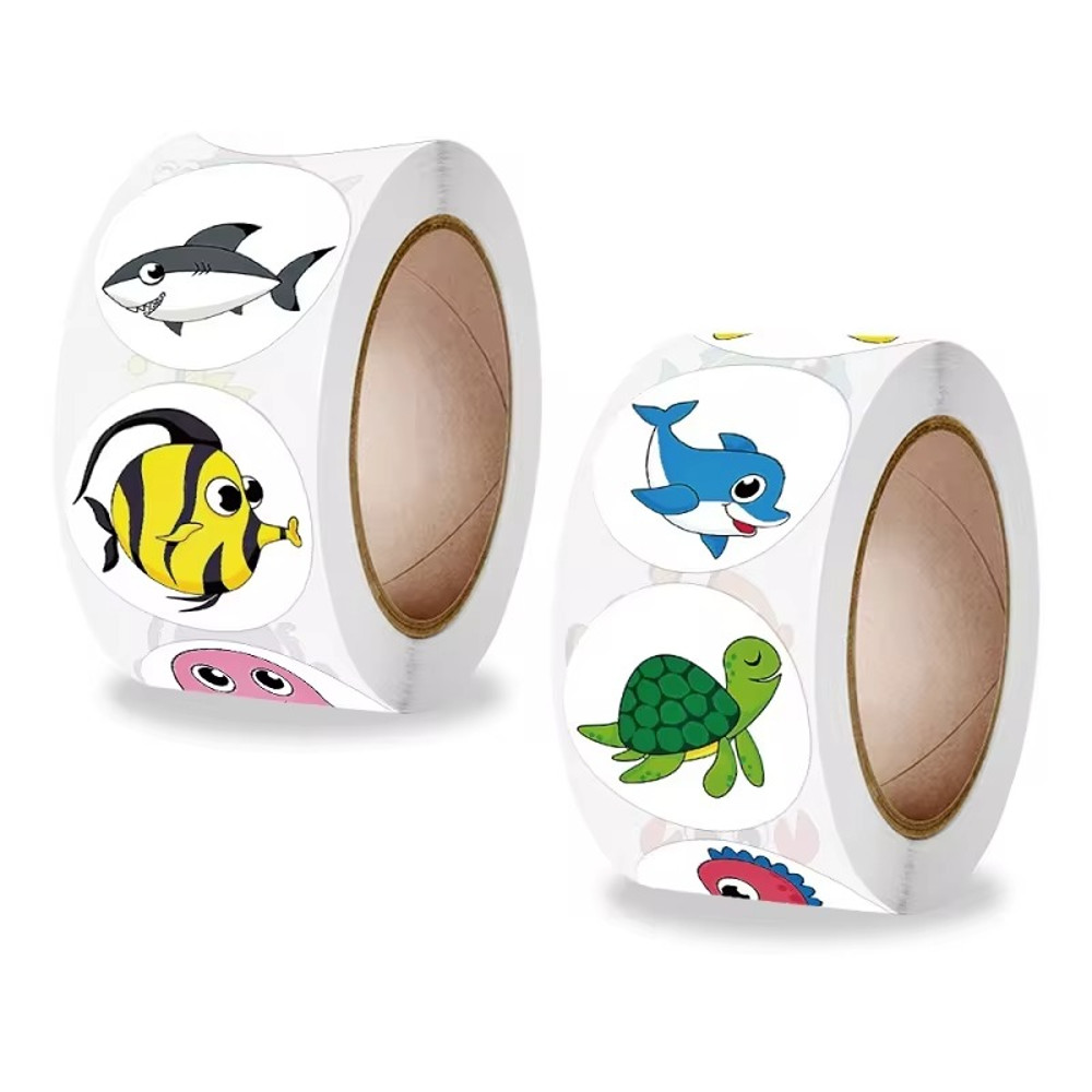 Rolling Stickers, Animal Stickers, Roll New Small Packaging, Photocard Decor Lables