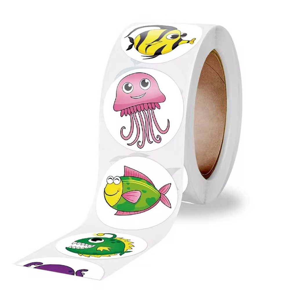 Rolling Stickers, Animal Stickers, Roll New Small Packaging, Photocard Decor Lables