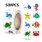 Rolling Stickers, Animal Stickers, Roll New Small Packaging, Photocard Decor Lables
