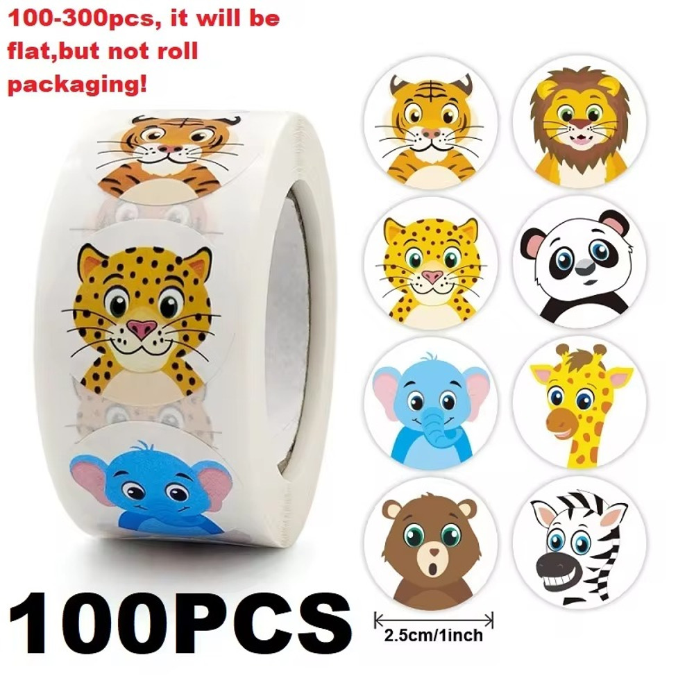 Rolling Stickers, Animal Stickers, Roll New Small Packaging, Photocard Decor Lables