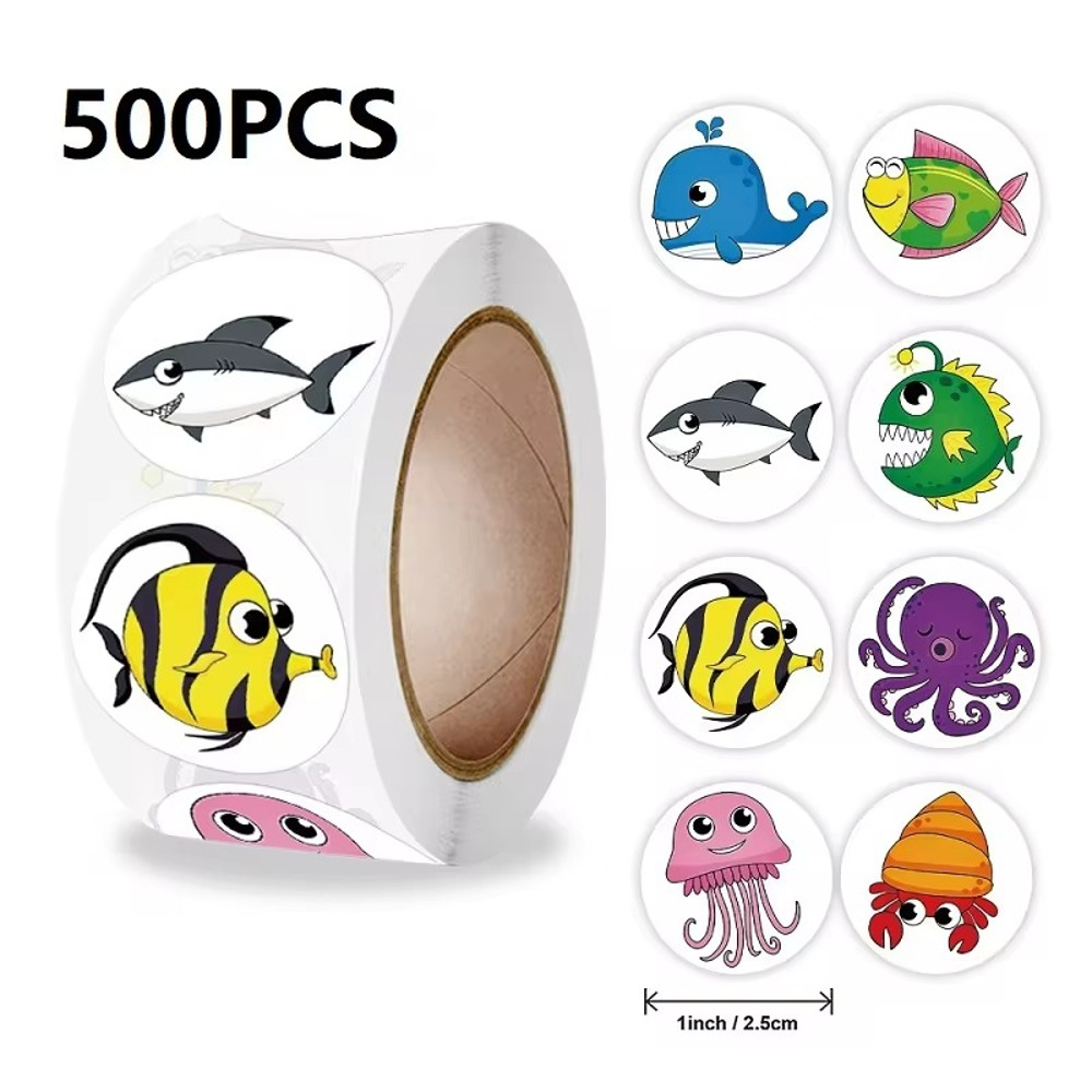 Rolling Stickers, Animal Stickers, Roll New Small Packaging, Photocard Decor Lables