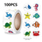 Rolling Stickers, Animal Stickers, Roll New Small Packaging, Photocard Decor Lables
