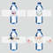 Water Bottle Stickers, Personalized Customized Bottle Labels, Wedding Party, Birthday Baptism Decorations
