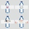 Water Bottle Stickers, Personalized Customized Bottle Labels, Wedding Party, Birthday Baptism Decorations