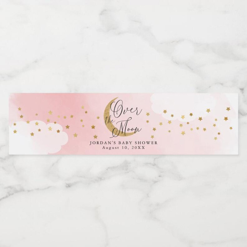 Water Bottle Stickers, Personalized Customized Bottle Labels, Wedding Party, Birthday Baptism Decorations