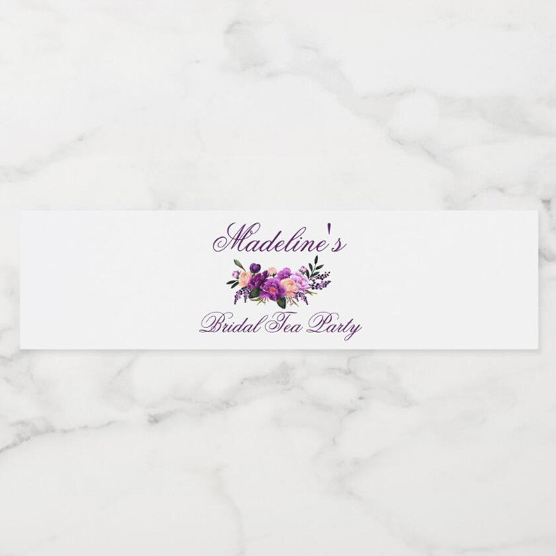 Water Bottle Stickers, Personalized Customized Bottle Labels, Wedding Party, Birthday Baptism Decorations