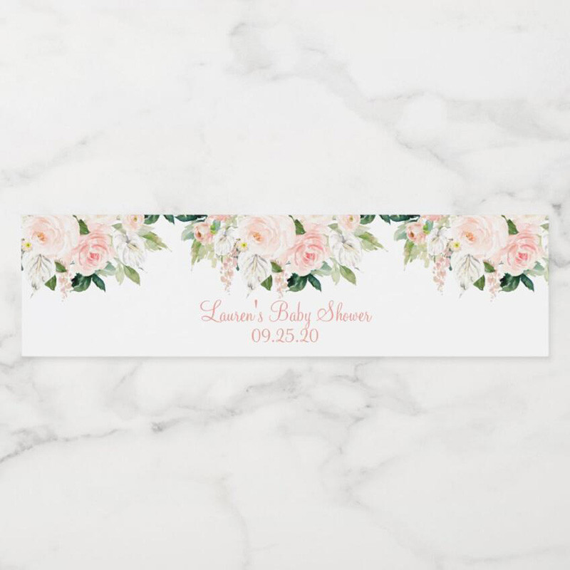 Water Bottle Stickers, Personalized Customized Bottle Labels, Wedding Party, Birthday Baptism Decorations