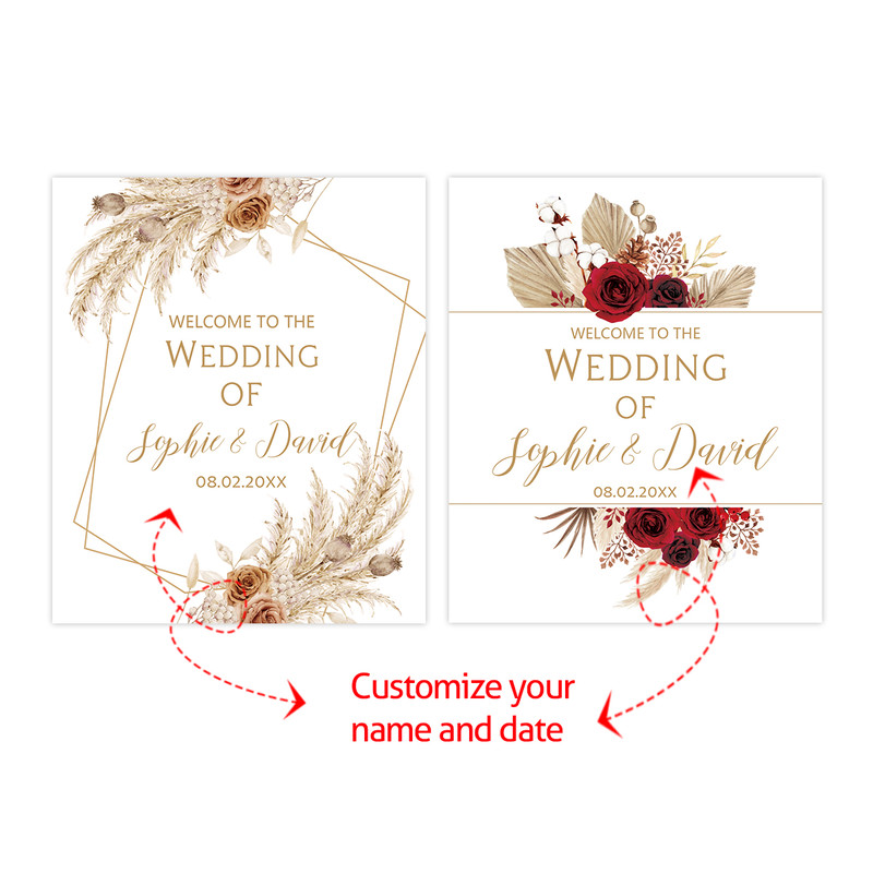 Wedding Labels Stickers, Personal Customized Wine Bottle Labels, Unique Custom Name And Date, Special Celebration