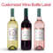 Custom Wedding Wine Bottle Labels Stickers Personalized Party Logo Engagement Birthday Graduation 0