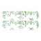 Decorative Plant-Themed Thank You Bottle Stickers, Self-Adhesive Water Labels for Wedding, Bridal Shower and Party Favor