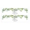 Decorative Plant-Themed Thank You Bottle Stickers, Self-Adhesive Water Labels for Wedding, Bridal Shower and Party Favor