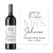Custom Logo or Text Wine Bottle Stickers, Personalised Waterproof Champagne Labels, for Wedding Party, Bridal Shower