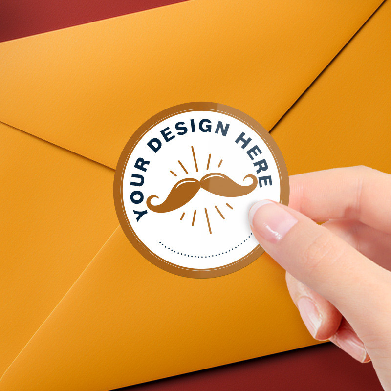 Personalized Vinyl Stickers for Logo Art, Custom Labels for Birthday Wedding Anniversary, Custom Design with Your Own Im