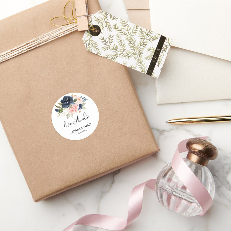 Personalized Waterproof Stickers Custom Wedding Birthday Invitation Labels Logo Design Gift Box And 3