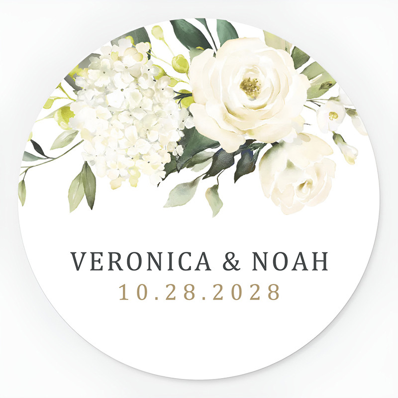 Personalized Waterproof Stickers Custom Wedding Birthday Invitation Labels Logo Design Gift Box And 5