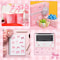 Polka Dot Pink Bow Sticker Cute Plaid Sealing Stickers Decals Gift Box Packaging Party DIY Decorati 2