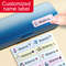 Personalized Name Stickers Custom Design For School Kits Gym Bottles  Laptop CasesOdorless Material 0