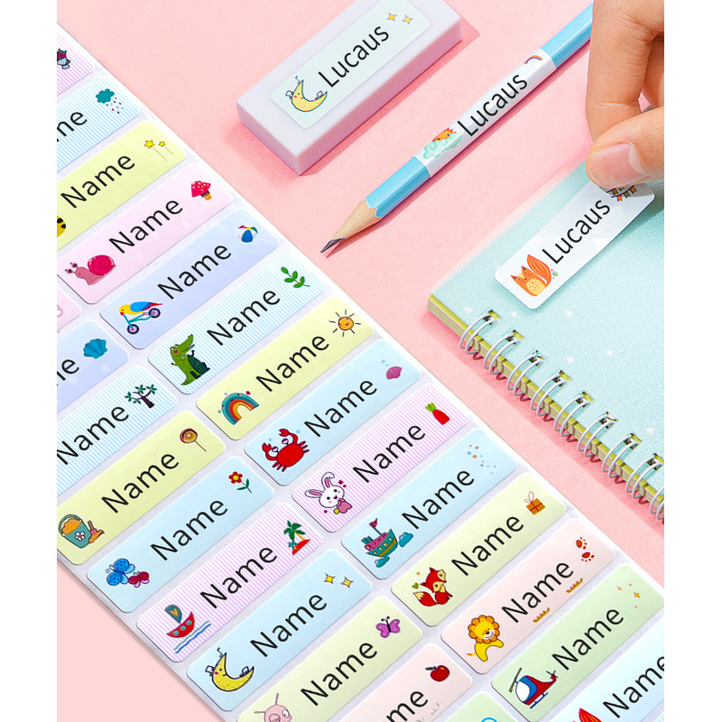 Personalized Name Stickers Custom Design For School Kits Gym Bottles  Laptop CasesOdorless Material 2