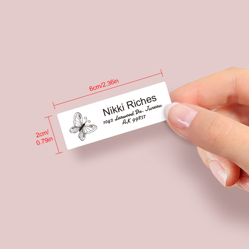 Reusable Floral Address Stickers Custom Envelope Labels Bullet Journal Stickers Office School Suppl 1