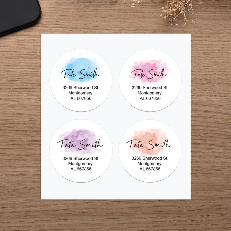 Personalized Waterproof Design Custom Stickers Company Logo Your Own Labels Wedding Party Invitatio 6