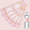 Butterfly Theme Stickers, Pink Bottle Labels for Girls Birthday, Wedding Party, Baby Shower Decor Supplies