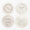 Custom Wedding Label Stickers, Groom and Bride Name Stickers, Personalized Wedding Gift Stickers