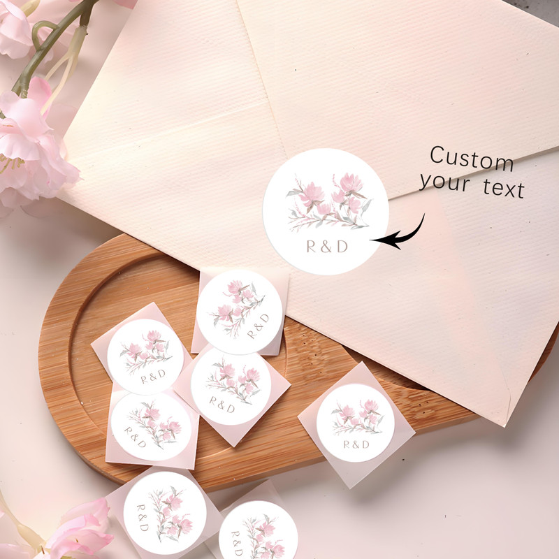 Custom Wedding Label Stickers, Groom and Bride Name Stickers, Personalized Wedding Gift Stickers